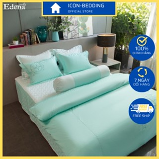 Vỏ Gối, Áo Gối Cotton Solid Edena Vải Mềm Mịn, Không Xù Lông - Hàng Chính Hãng