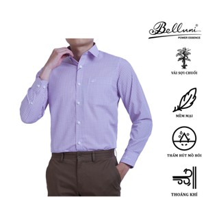 Áo sơ mi nam dài tay BELLUNI vải sợi chuối mềm mại - ABD.BAN.BE.181.W