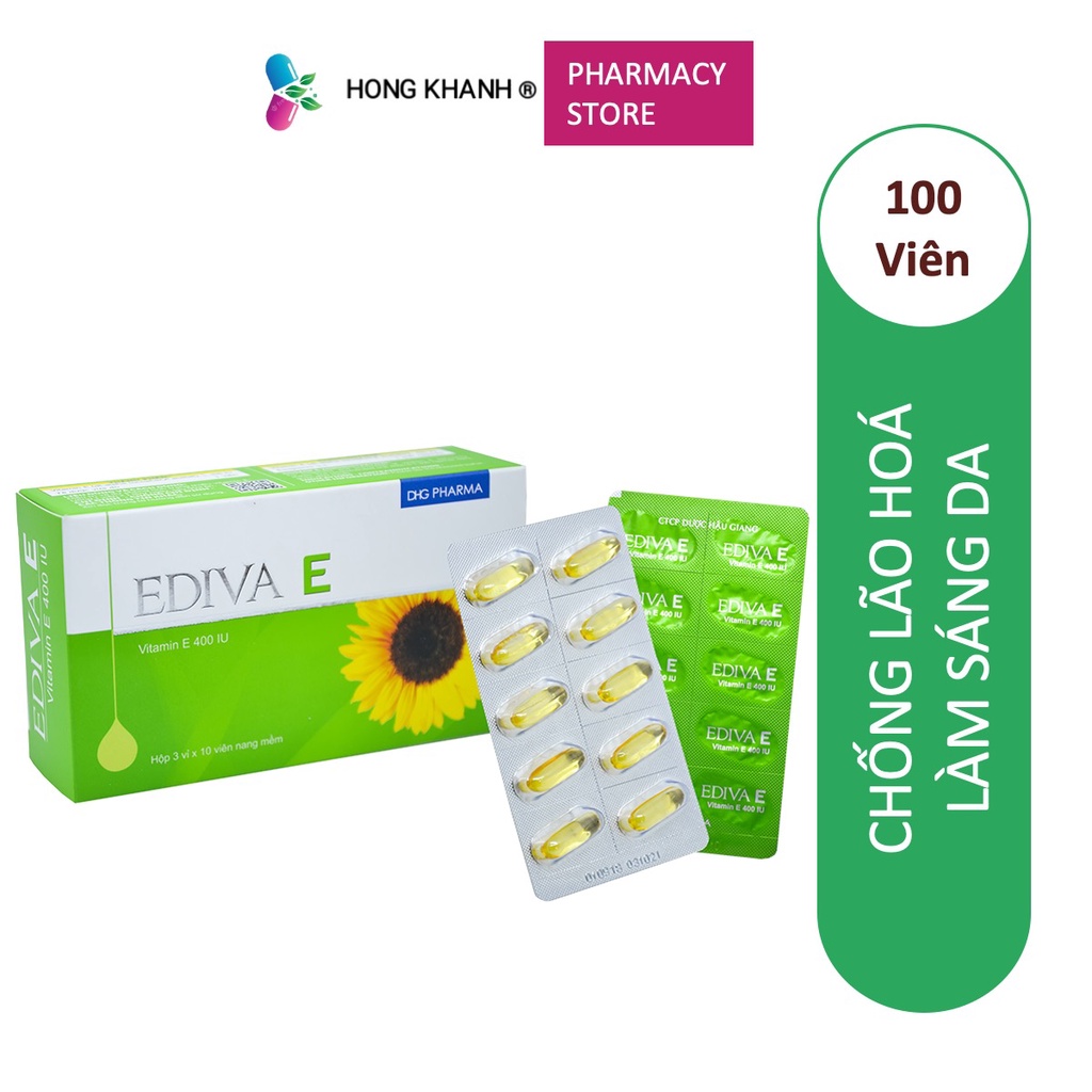 Viên uống Ediva E hộp 30 viên