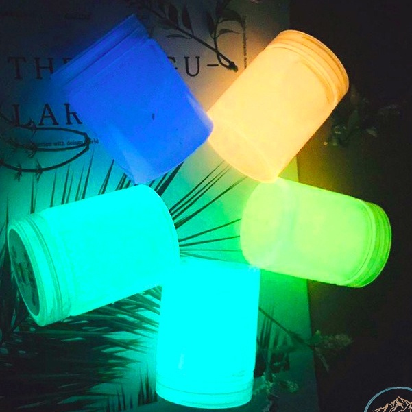 Slime dạ quang phát sáng cực đẹp 7 màu đồ chơi slam chất nhờn ma quái hình trụ 150ML