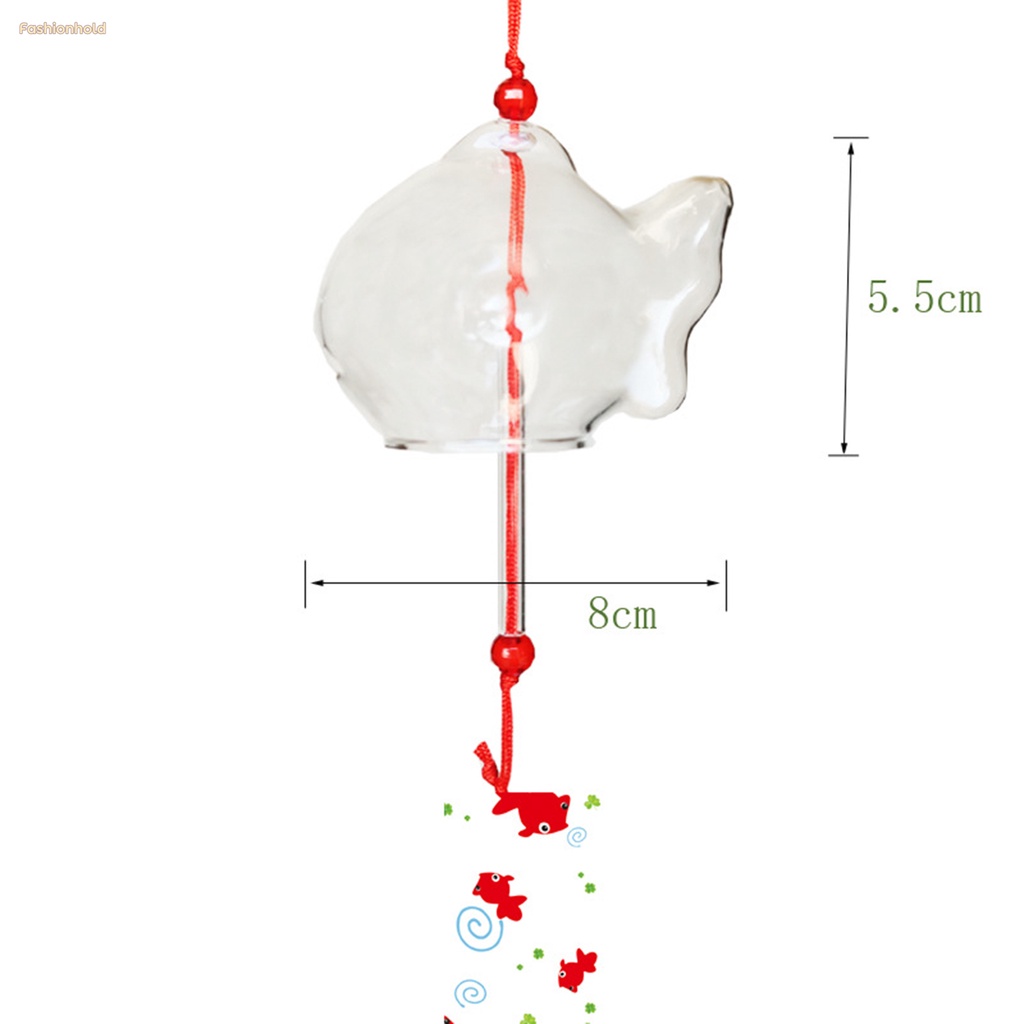 Chuông Gió Hình Cá Vàng Phong Cách Nhật Bản Treo Trang Trí Sân Vườn / Phòng Ngủ