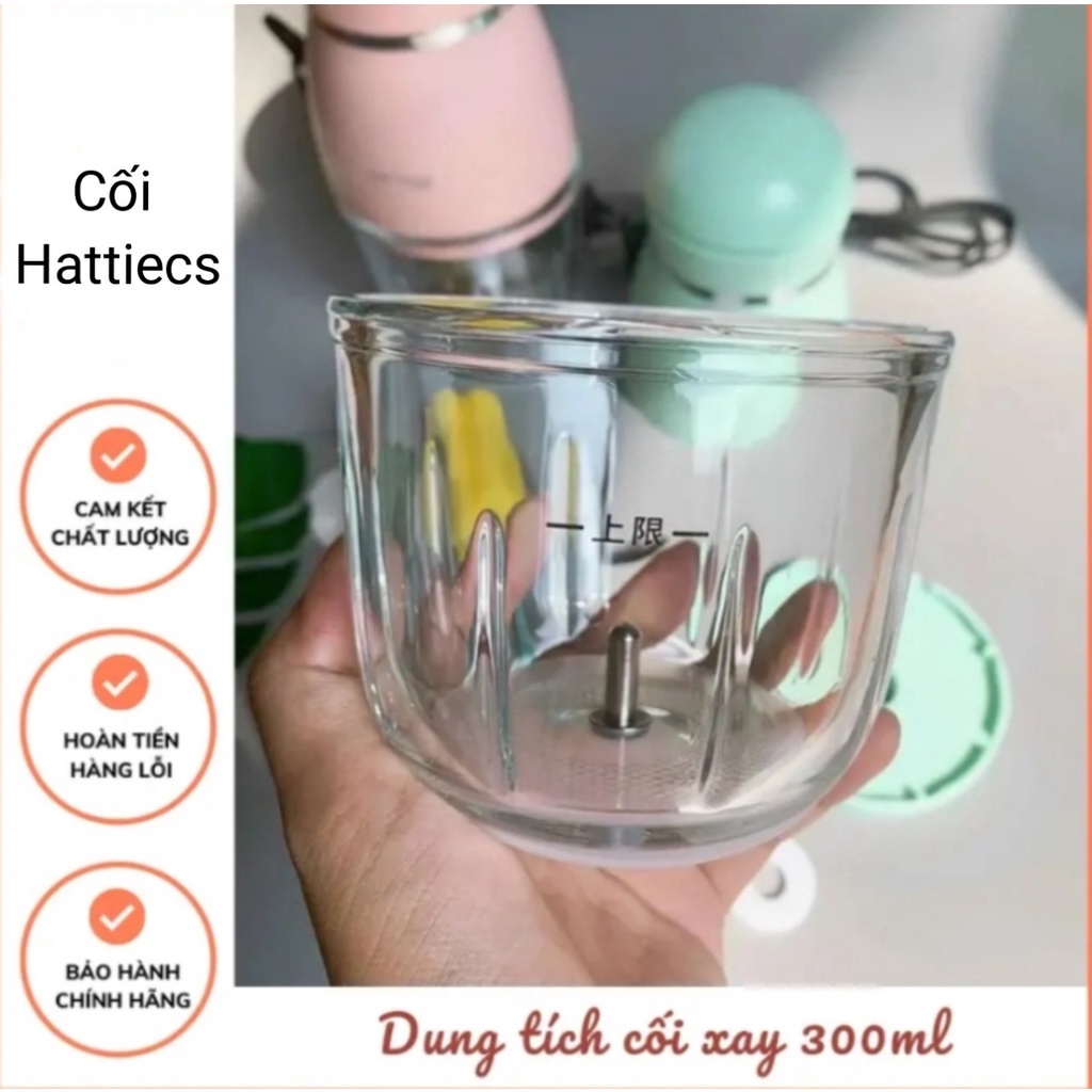 Cối thủy tinh, lưỡi dao lẻ máy xay Hattiecs 6 lưỡi