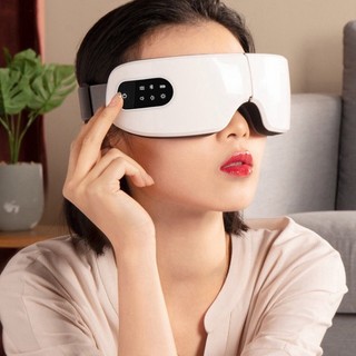 Máy massage mắt Xiaomi Shusen, máy mát xa mắt túi khí, 6 chế độ massage tích hợp loa Bluetooth, giảm thâm quầng mắt