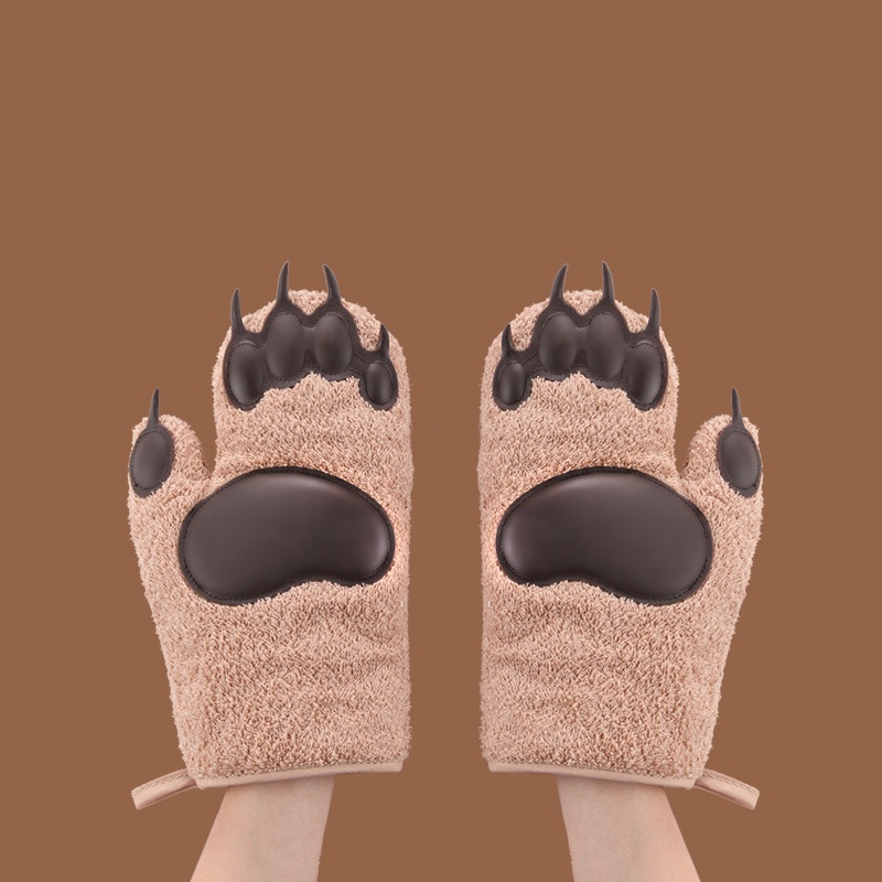 Găng Tay silicone Chống Bỏng Chịu Nhiệt Độ Cao Dùng Cho Lò Vi Sóng / Lò Nướng