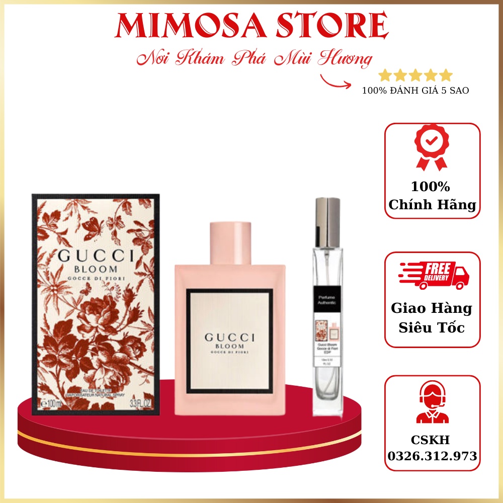 Nước Hoa Gucci Bloom Gocce Di Fiori Eau De Toilette chiết 10ml