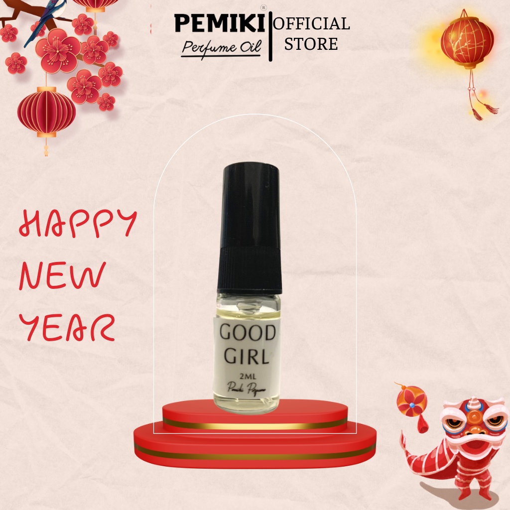 Tinh Dầu Nước Hoa PEMIKI Good Girl Cá Tính, Gợi Cảm, Năng Động 2ml - Dạng Xịt Tiện Lợi