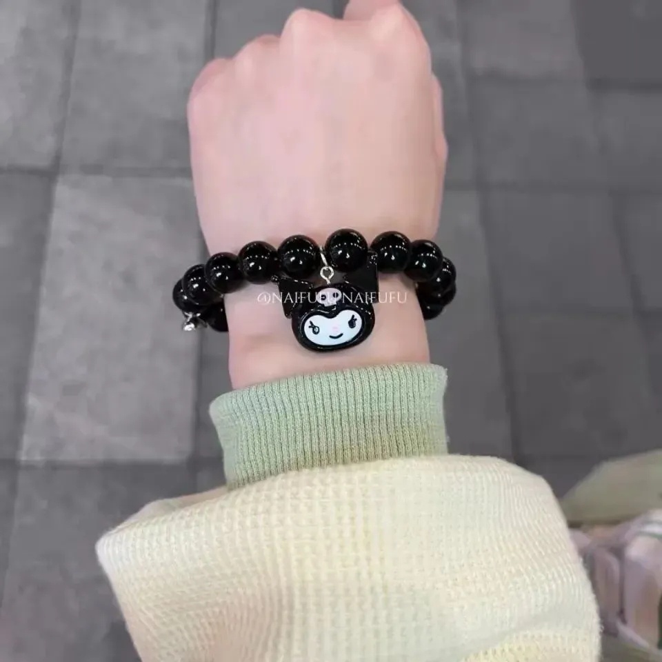 Sanrio Kuromi Cinnamoroll Vòng Tay Dây Cáp Sạc Nhanh Micro USB Type C Sạc Nhanh Cáp Bracelet