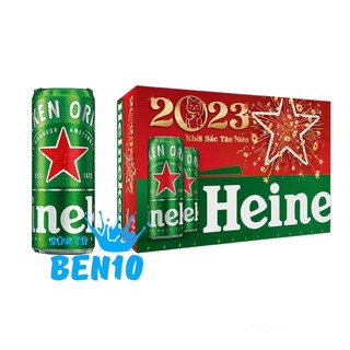 Thùng 24 lon bia Heineken Sleek 330ml