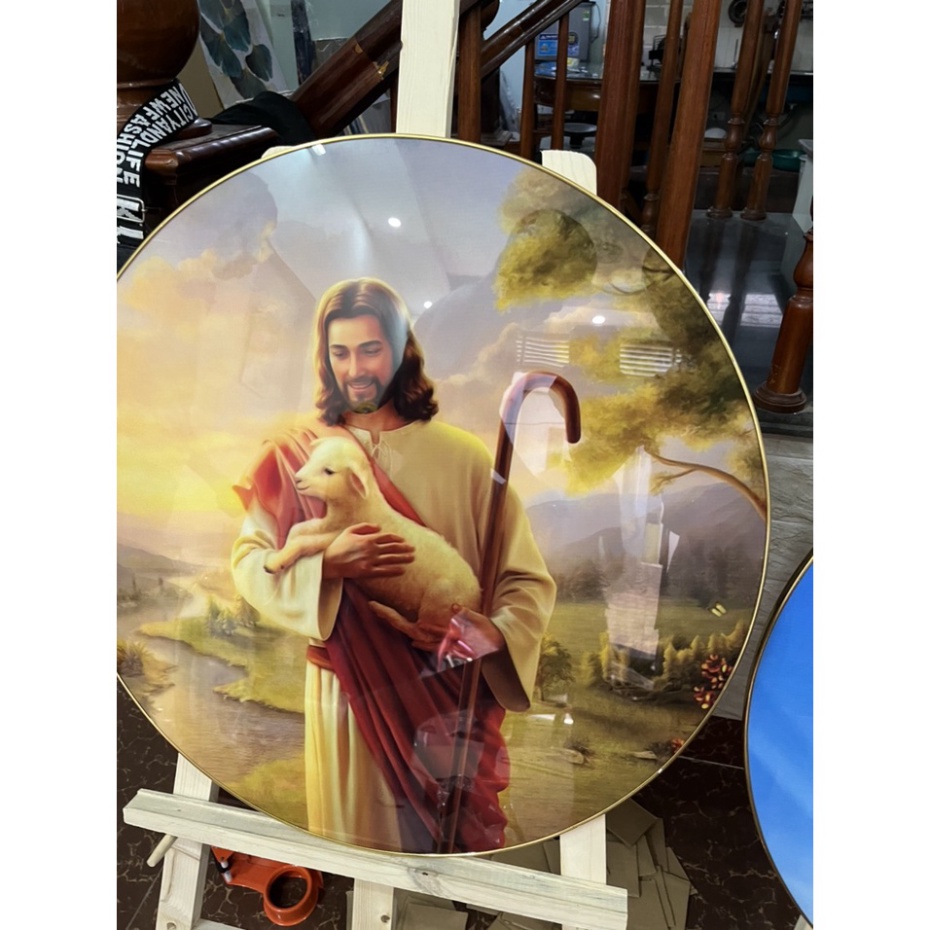 Tranh Treo Tường Tráng Gương Tranh Công Giáo Trang Trí Phòng Khách Phòng NGủ Làm quà tân gia Sang Phòng Ngủ Cầu Nguyện