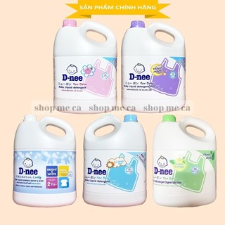 Nước giặt dnee - nước giặt xả quần áo d-nee thái lan mùi hương dịu nhẹ, an toàn cho bé 3000ml