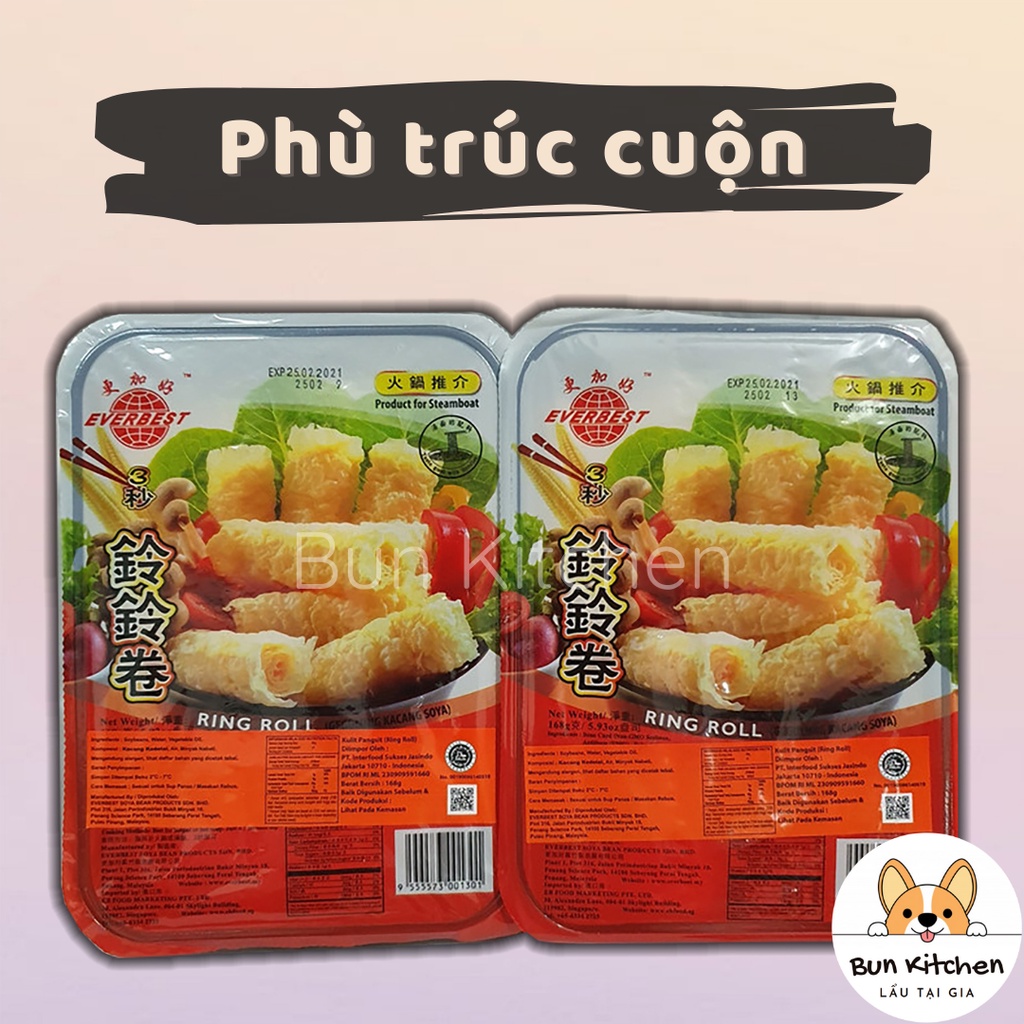 Tàu hũ ky - Phù trúc cuộn Ring Roll