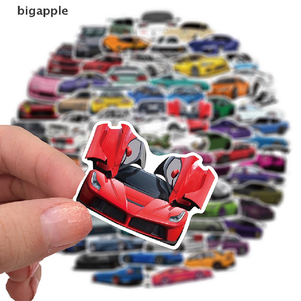 Set 100 Sticker Họa Tiết Graffiti Dán Trang Trí Xe Hơi Tiện Dụng