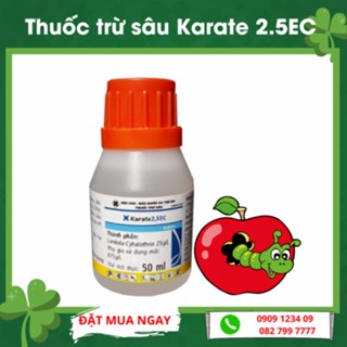 Karate 2.5EC Syngenta chai 50ml - Phòng trừ sâu, bọ xít muỗi hại cây trồng (Vườn Sài Gòn)
