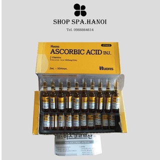 Serum Vitamin C huons Hàn Quốc Dùng Cho Cấy Tảo