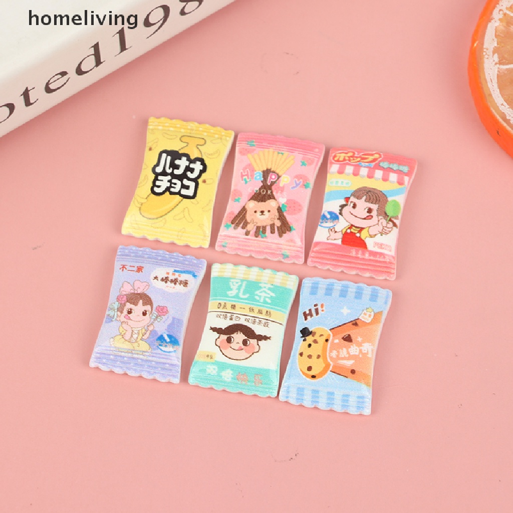Set 10 Kẹo Ngọt Mini Tỉ Lệ 1 / 12 Trang Trí Nhà Búp Bê