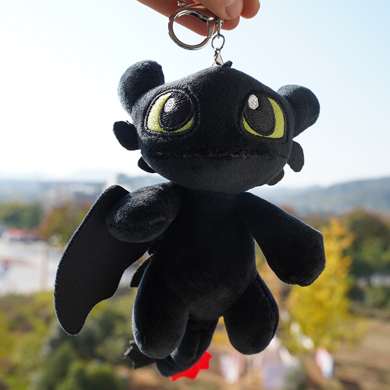 Móc khóa NEILBABY hình rồng nhồi răng sún How to Train Your Dragon siêu dễ thương treo trang trí balo 18cm