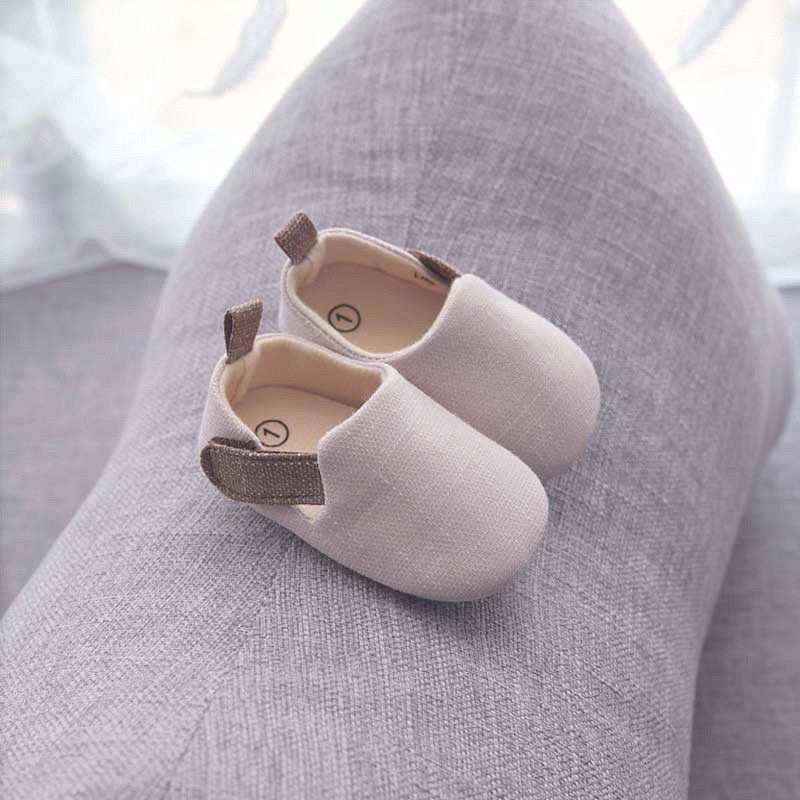 Babyfair. Giày Cotton Đế Mềm Chống Trượt Thoáng Khí Dành Cho Bé Tập Đi