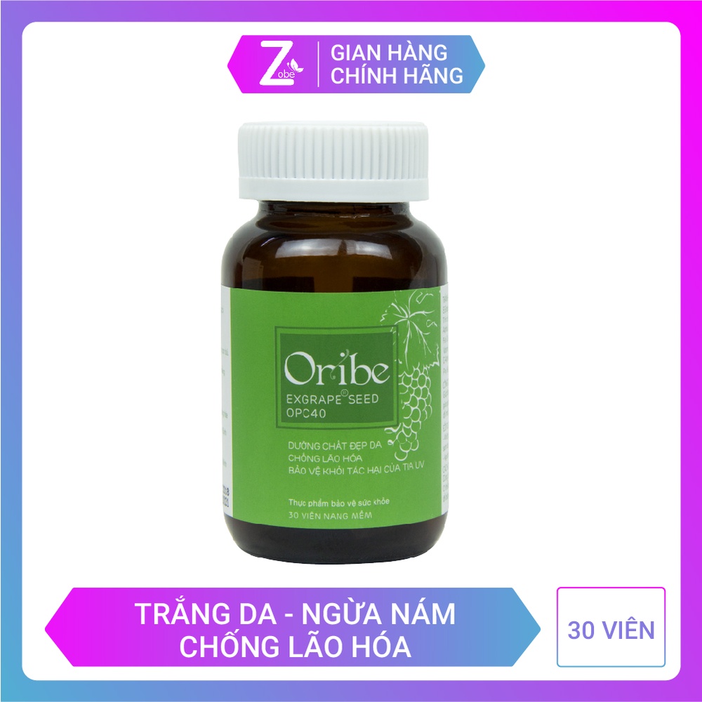 Viên Uống Oribe Đẹp Da Chống Nắng Hỗ Trợ Điều Trị Nám Oribe với Nhau Thai Cừu Từ Úc - Hộp 30 Viên