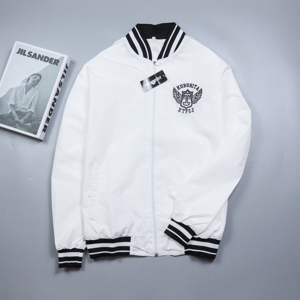 (FREE SHIP) SƠ HỞ LÀ GIẢM GIÁ CHO KHÁCH IU NHANH TAY ĐẶT NGAY-ÁO KHOÁC DÙ KHÔNG MŨ CÓ HÌNH THÊU CỰC NĂNG ĐỘNG TM SHOP VA