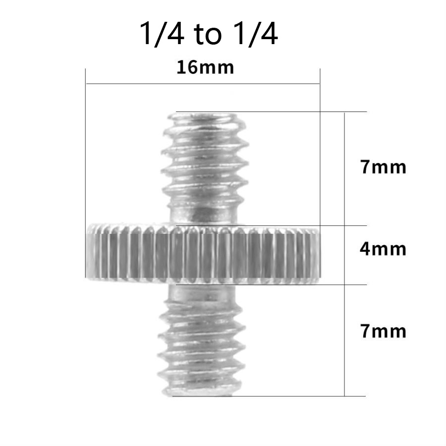 Ốc Vít Chuyển Đổi XT-XINTE 1X 1 / 4 "3 / 8" M6 Chuyên Dụng Cho Giá Đỡ Ba Chân Máy Ảnh DSLR