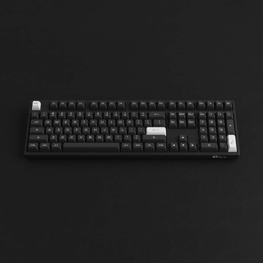 Bàn Phím Cơ Không Dây Chuyên Game AKKO 3108 RF | Black on White | White on Black - Wireless 2.4Ghz