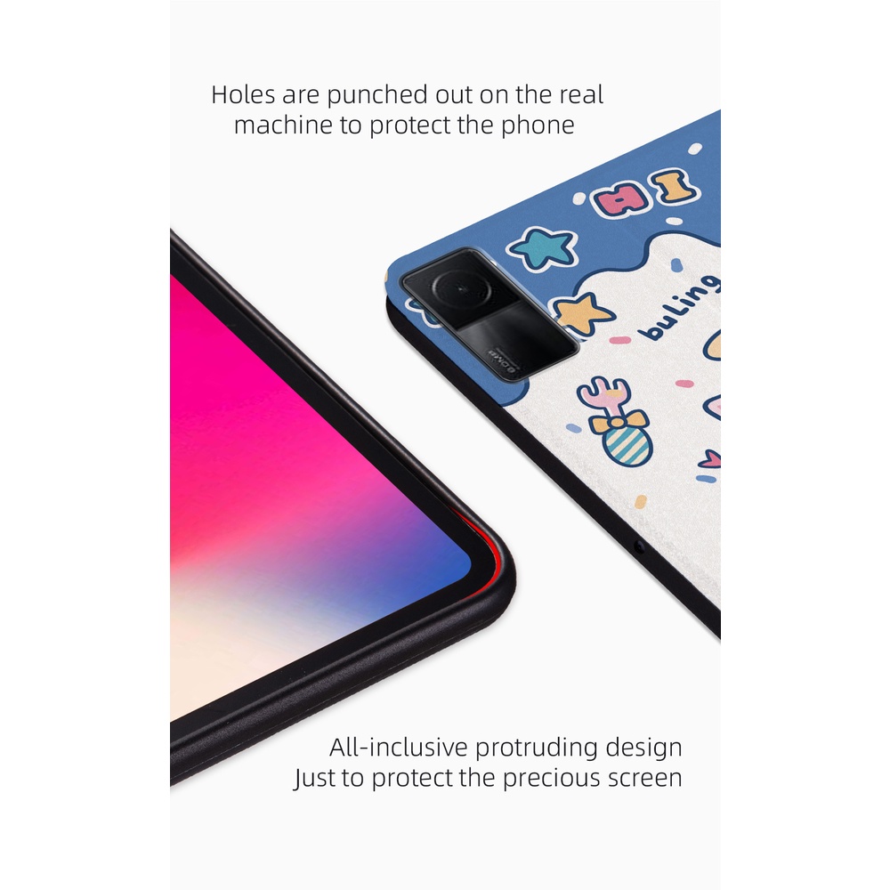 Bao Da Máy Tính Bảng Nắp Lật Chống Mồ Hôi Thời Trang Cho Xiaomi Redmi Pad 10.61 '' 2022 VHU4254IN mi Pad 10.61 inch