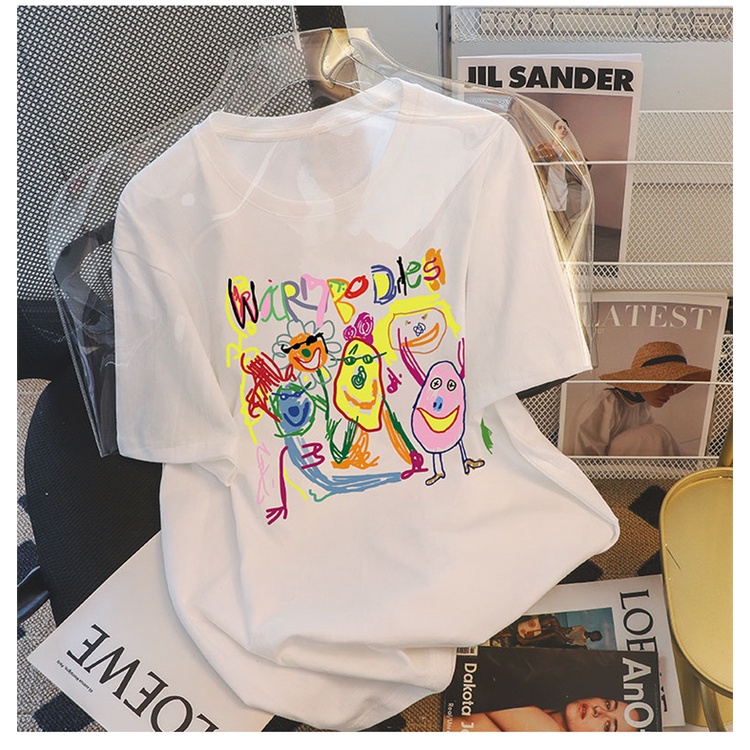 Áo thun NRVP 100% cotton tay ngắn dáng rộng