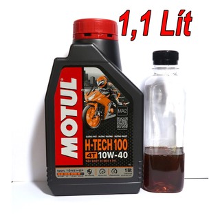 1,1L Nhớt Motul H-Tech 10W40 Cho Ex 150, Winner, Sonic, ...