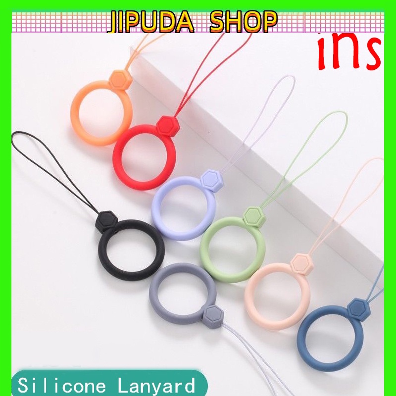 JIPUDA Silicone lỏng Điện thoại di động Dây buộc Khóa điện thoại di động Điện thoại di động Dây buộc Silicone có thể điều chỉnh Dây buộc Bộ đàm Bộ đàm Dây đeo tay USB Điện thoại di động Vòng khóa ngắn Dây buộc Vòng điện thoại di động đa năng U Đĩa iPad