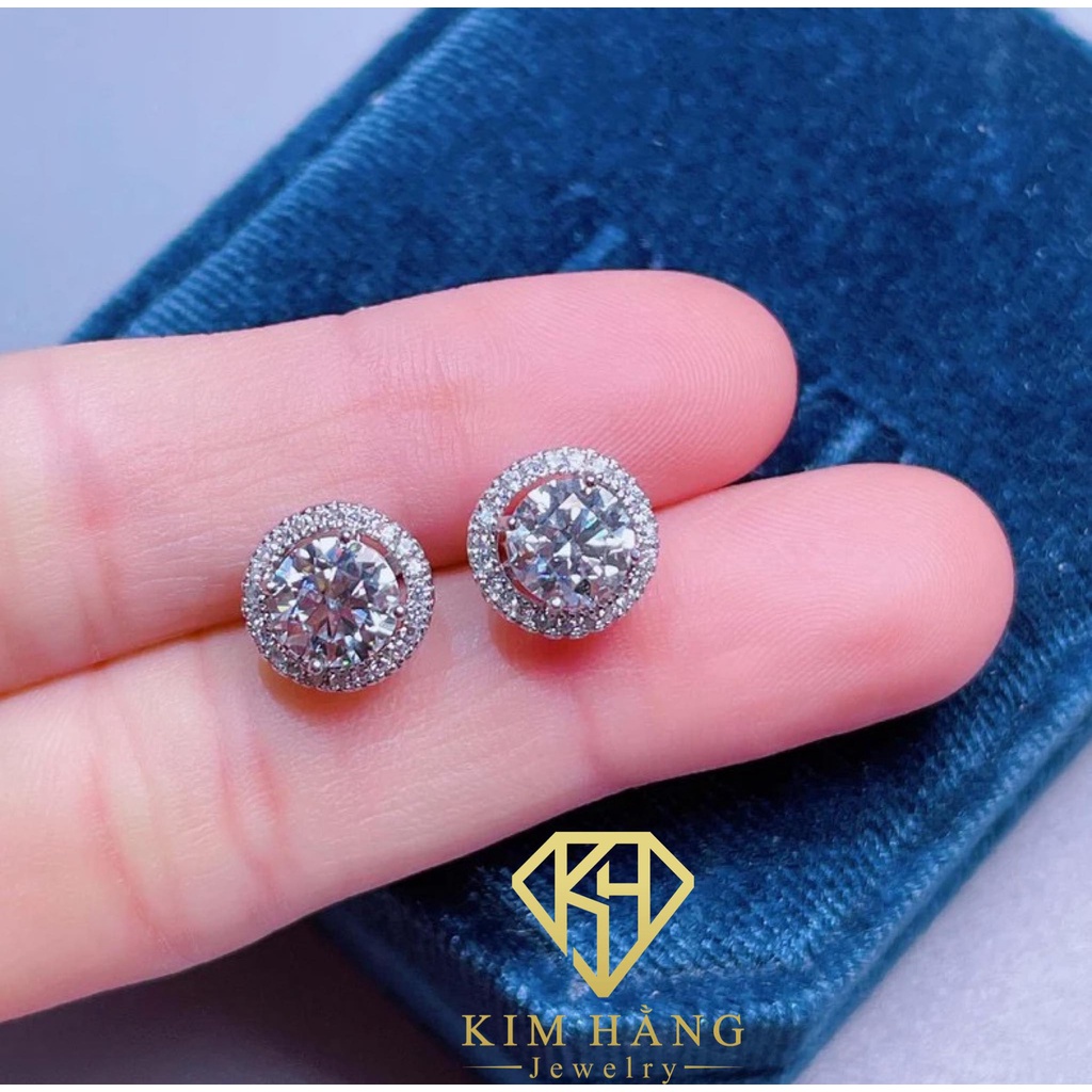 Khuyên Tai Xi Kim Mono Đá Mois.sani.te KHJEM00 - Chốt Vặn