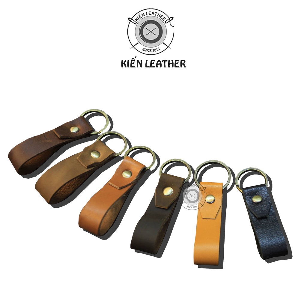 Móc khóa da thật, độc đáo, tiện dụng By Kiến Leather
