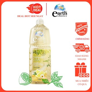 Nước Rửa Chén Cao Cấp Earth Choice Hương Chanh 1L Nguồn Gốc Thực Vật - Nhập Khẩu Úc