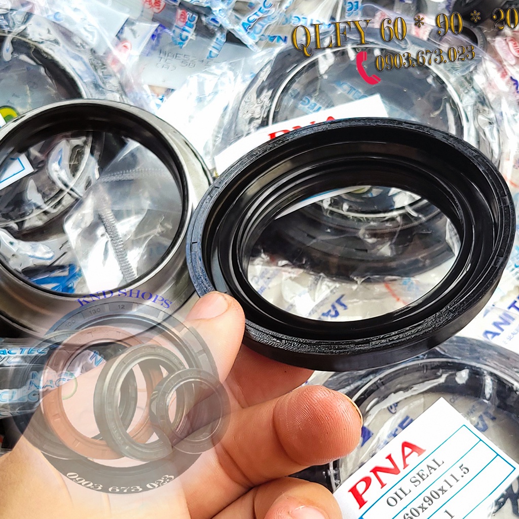 Phốt máy cày xới đất QLFY 60*90*11.5/16, phụ tùng phớt giàn xới, máy cắt liên hợp Kubota Yanmar Iseki Hinomto