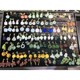 Hồ Ly Đá Mặt Trăng Moonstone Charm