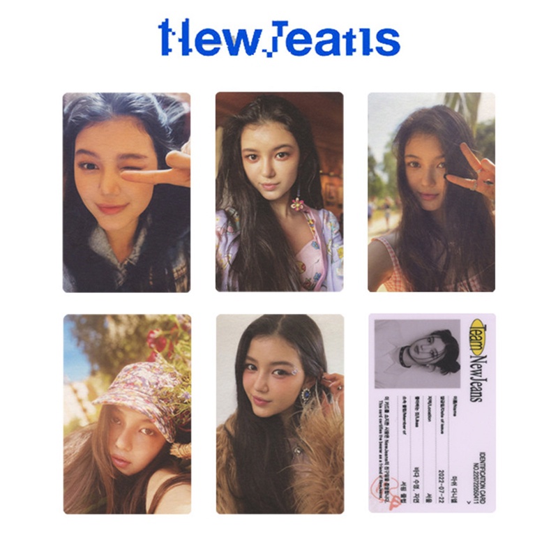 Set 5 / 6 Tấm Thẻ Ảnh LOMO Các Thành Viên Nhóm Nhạc KPOP Newjein