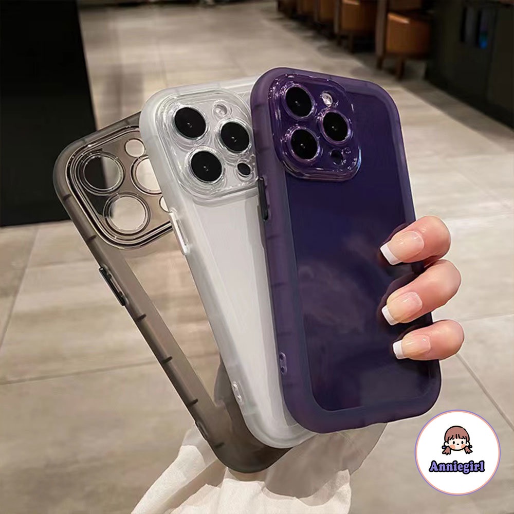 Ốp Điện Thoại TPU Mềm Chống Bụi Khung Mặt Nhám Màu Macaron Cho IPhone 13 14 13 12 11 Pro Max X XR 8 7 Plus 13