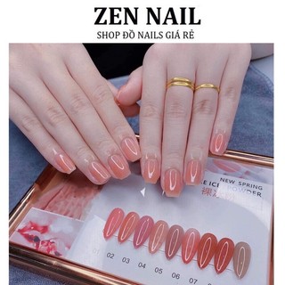 Sét sơn thạch very good nail, Sơn móng tay gel màu thạch 9 chai 15ml