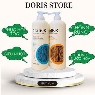 CẶP DẦU GỘI XẢ CHỐNG RỤNG KÍCH THÍCH MỌC TÓC BƯỞI CLALISK 1000ML