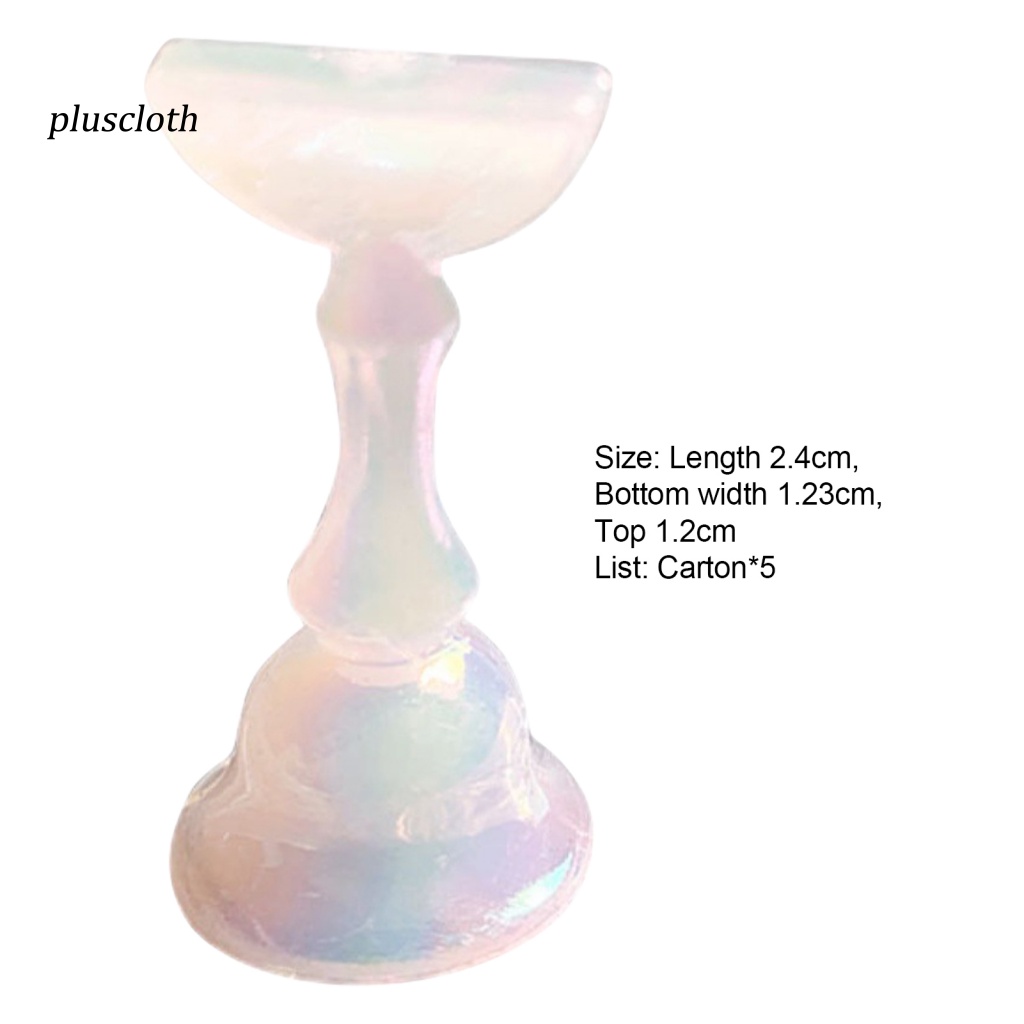 Set 5 Móng Tay Giả Có Giá Đỡ Trưng Bày Chống Mài Mòn