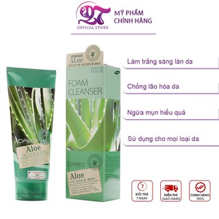 (Hàng chính hãng) Sữa rửa mặt lô hội Dabo Aloe Foam Cleanser 180ml