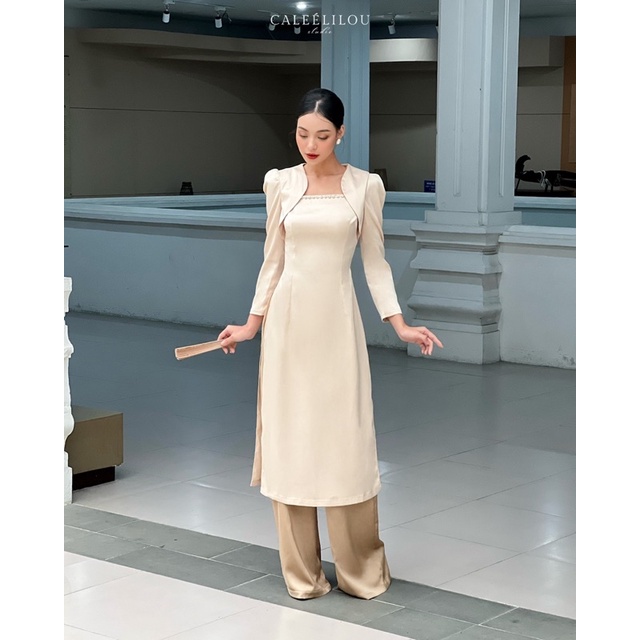 Caleelilou - Áo Dài đính đá Dạ Ngọc