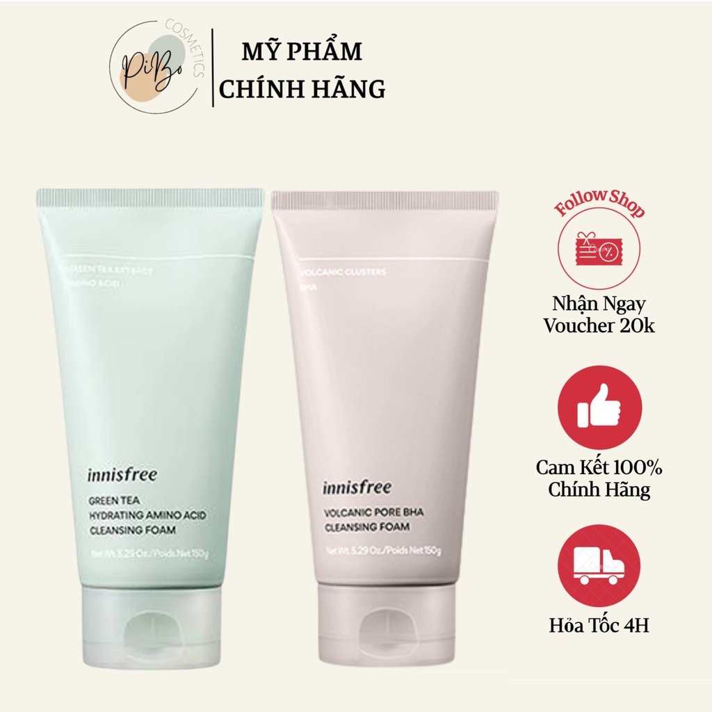 Sữa Rửa Mặt Innisfree Cleansing Foam 150ml - Phiên Bản Mới