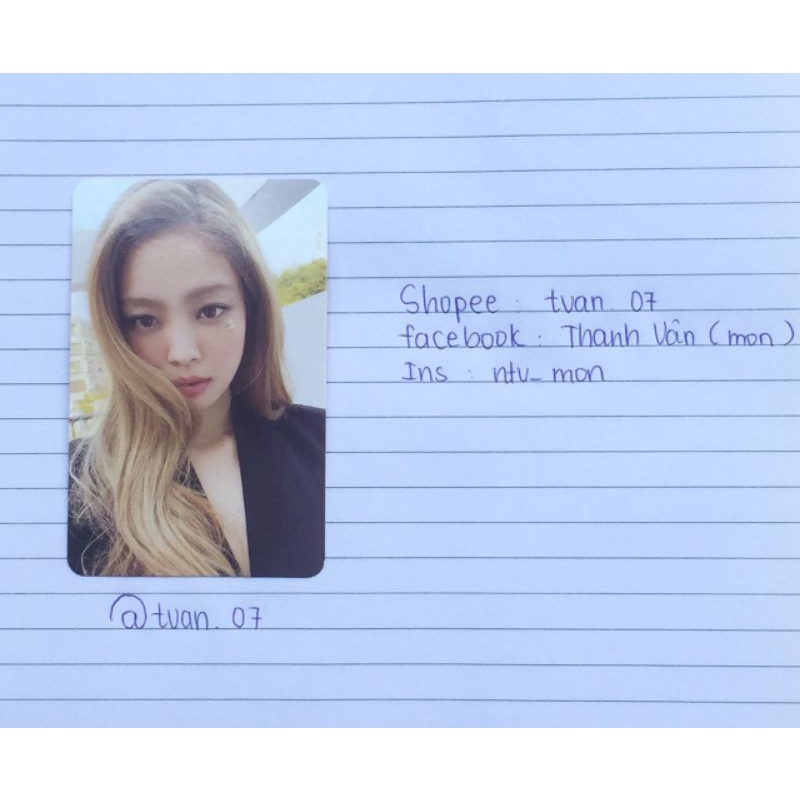 Ảnh thẻ bo góc Blackpink