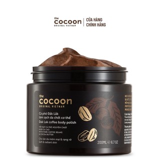 Tẩy Da Chết Cà phê Đăk Lăk Cocoon 200ml