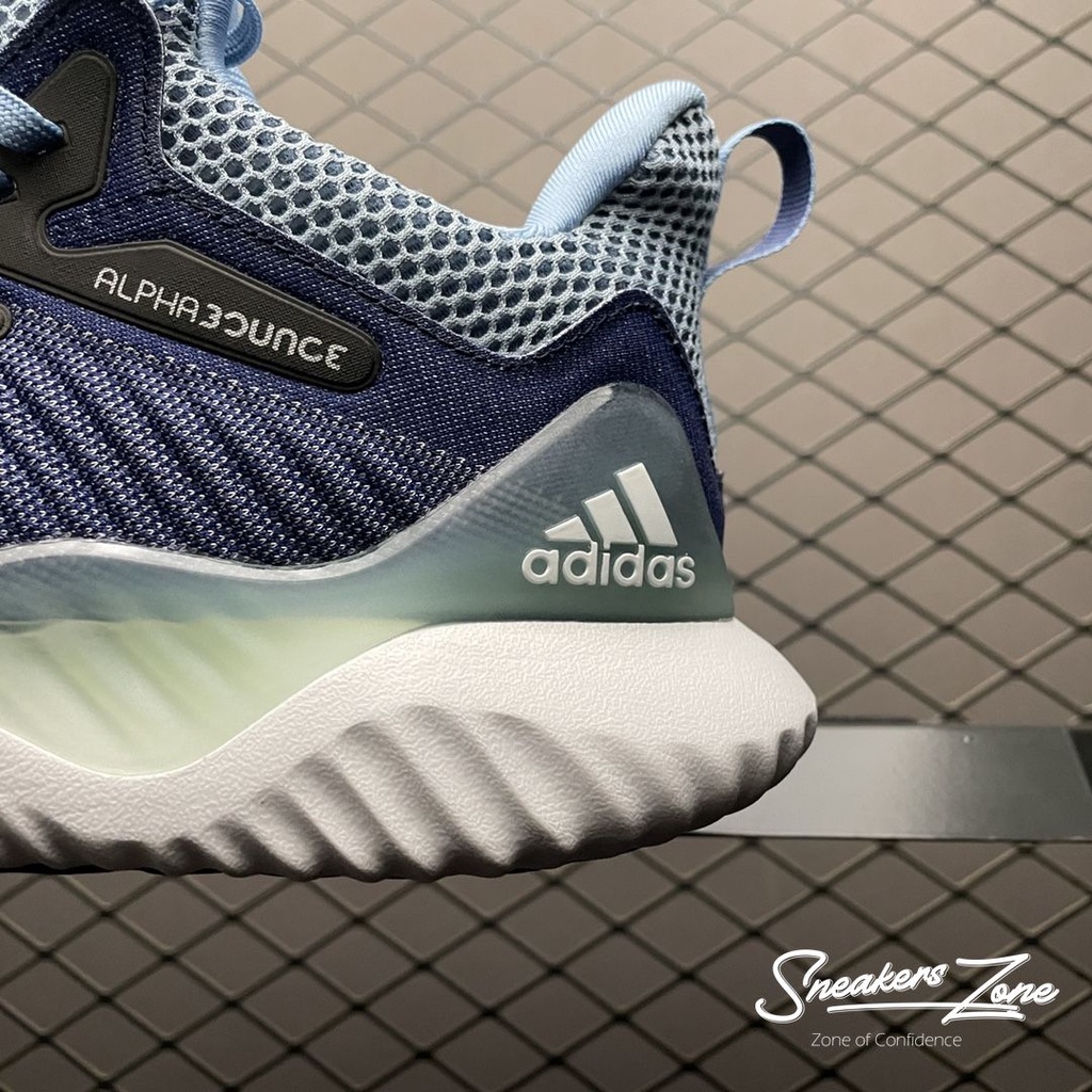 Giày thể thao sneaker nam nữ Alphabounce Beyond 2018 xanh dương xanh nước biển
