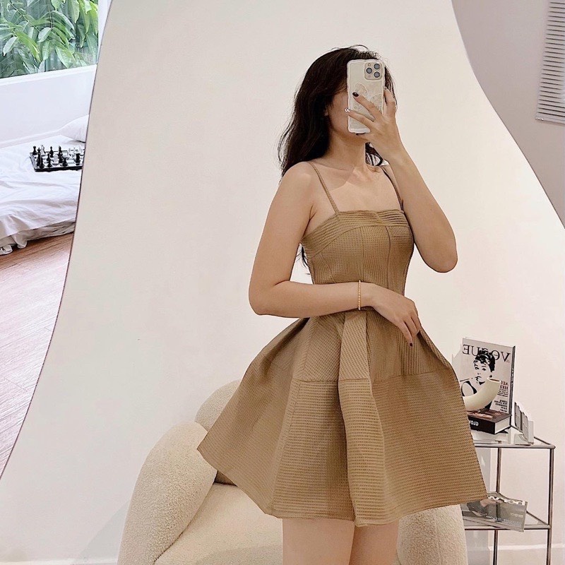 Đầm xốp PUPPLY dáng xòe nhiều màu siêu xinh NHÀ CỦA NỲ