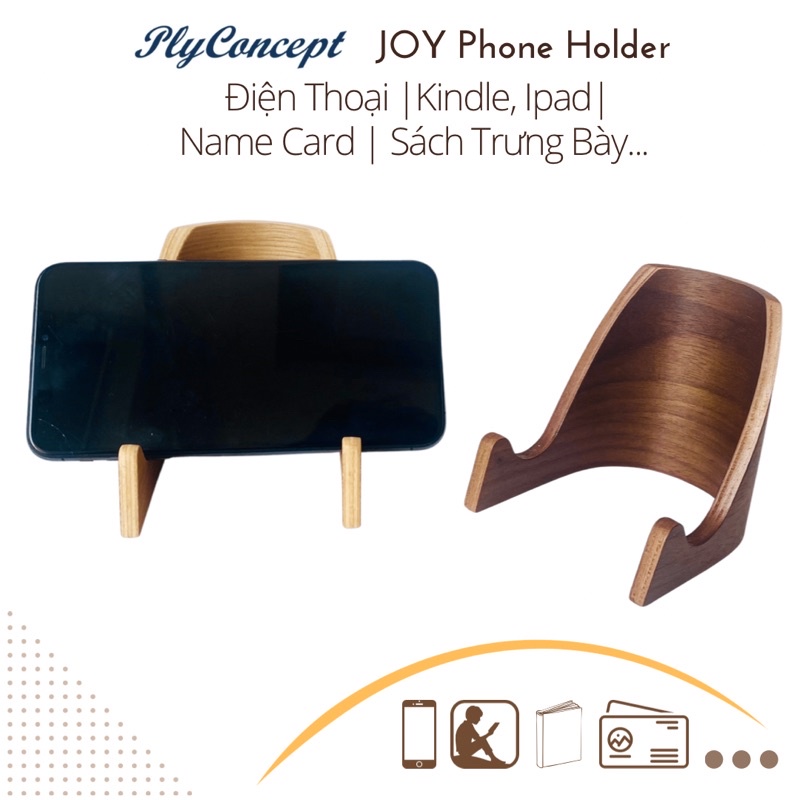 Giá đỡ điện thoại bằng gỗ PlyConcept Phone Holder