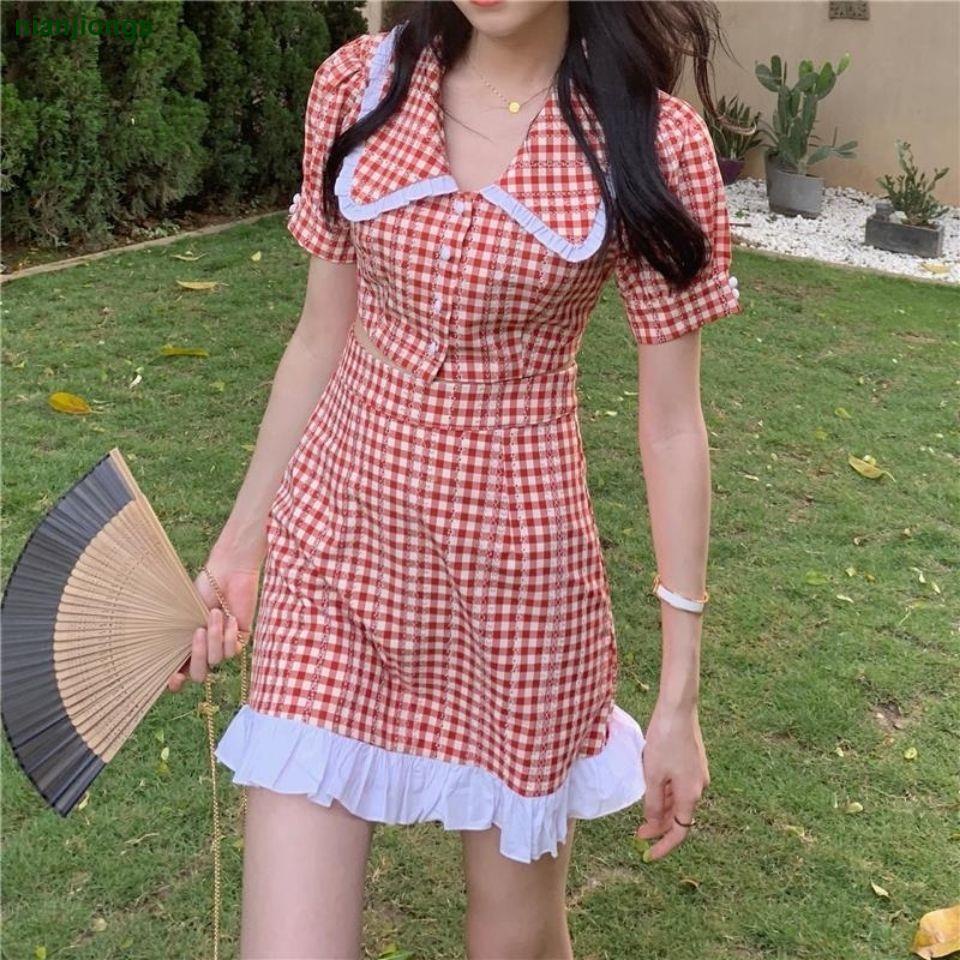 Áo Sơ Mi Tay Ngắn Dáng Ôm Phong Cách Preppy Mẫu Mới 2021