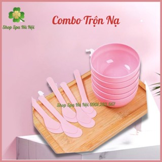 Thìa Nhựa + Bát Nhựa Trộn Quét Mặt Nạ Loại Đẹp