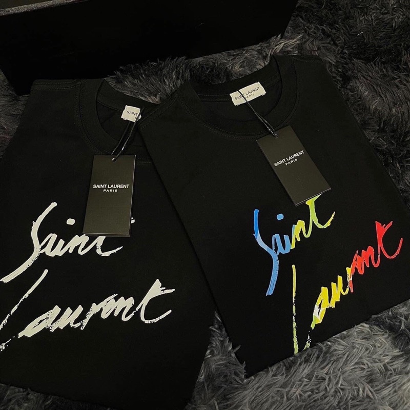 Áo Thun In Logo Basic Form Rộng Unisex Dành Cho Nam Nữ Chất Liệu Cotton.